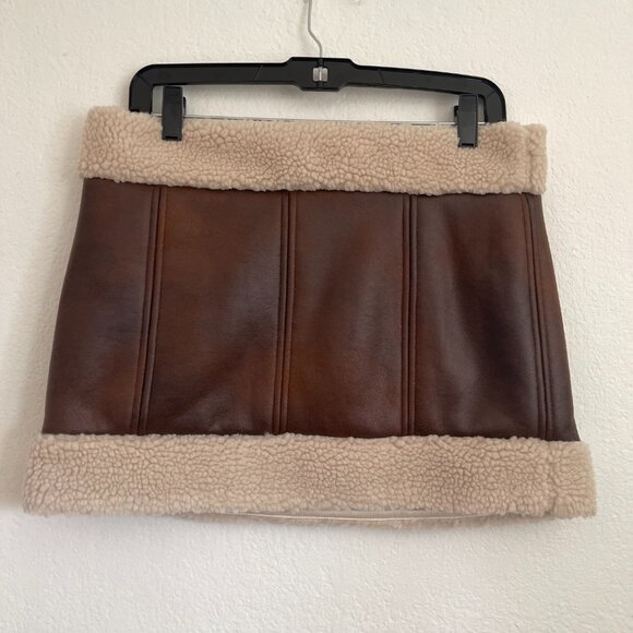 Lovers + Friends Luanne Mini Skirt in Walnut - Picture 4 of 6